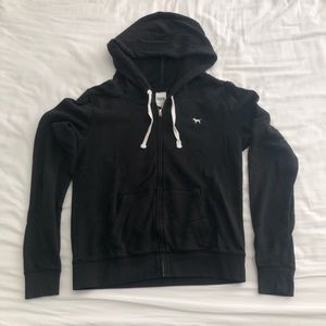 PINK VS | Size M Black Zip Up Hoodie